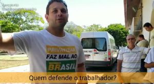 O coordenador do Sindipetro-NF, Tezeu Freitas Bezerra analisa a conjuntura em setorial no Aeroporto de Campos.