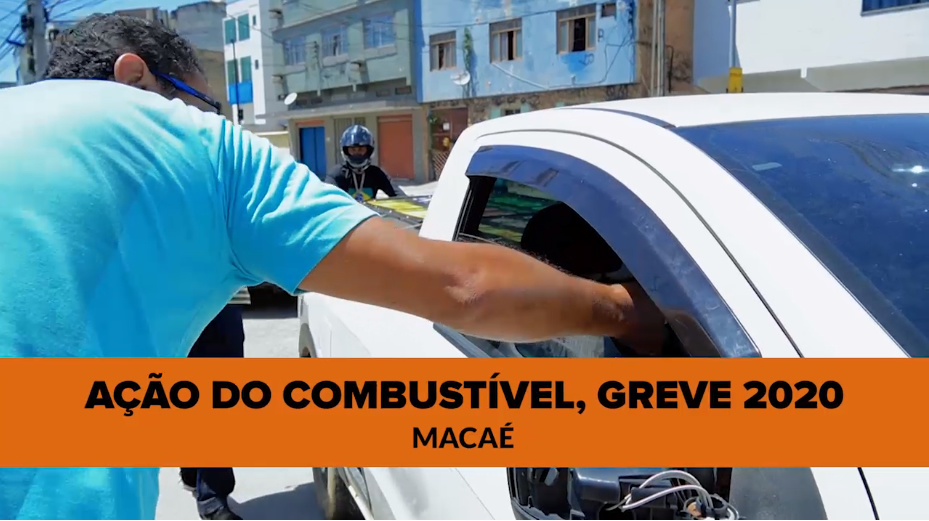 Ação da gasolina em Macaé denuncia política de preço dos combustíveis